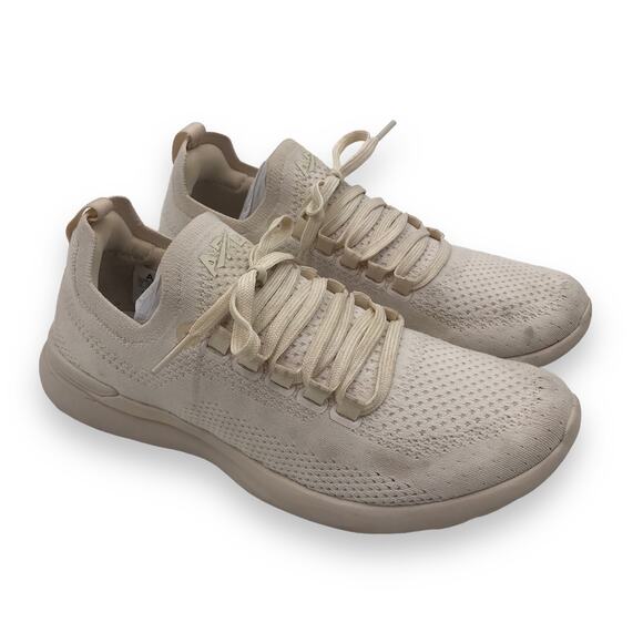 APL Techloom Breeze Sneaker Running Shoes 6 Low Top Breathable Lace Up White - Picture 1 of 12